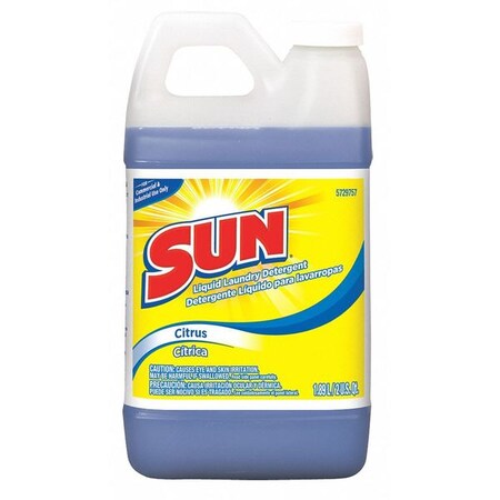 Sun Liquid Laundry Detergent, citrus, Blue, 4 PK 5729757