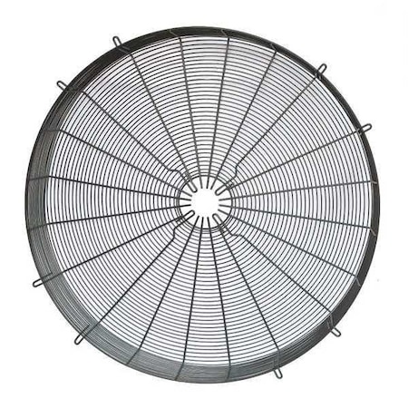 Dayton Fan Guard, 36 in Blade Dia, Steel, Gray, Mounting 2-3/4 in x 4-1/2 in GGS_47301