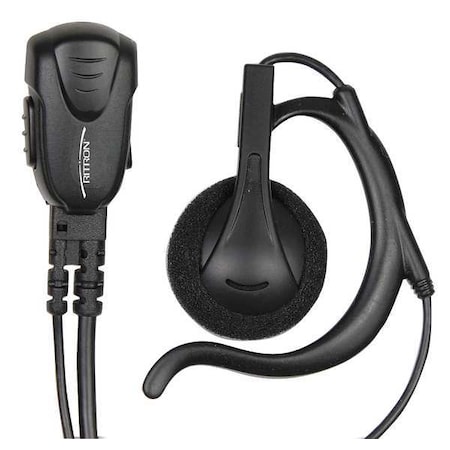 Ritron Earhook Headset, Polycarbonate RHD-14X