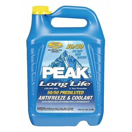 Peak Antifreeze Coolant, 1 gal., 50/50 PRAB53