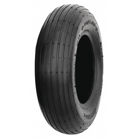 Hi-Run Wheelbarrow Tire, 4.00-64 Ply, Rib CT1006