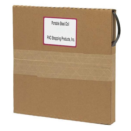 Zoro Select Steel Strapping, 20 mil, 200 ft. L 1/2X.020 CP-PAC