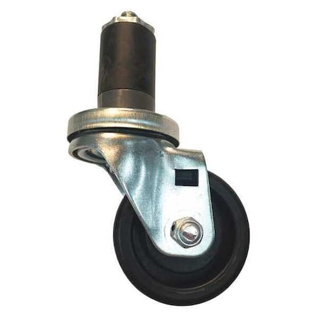 Cretors Caster Swivel Stem, 1-1/2 x 3 in., Black 12882