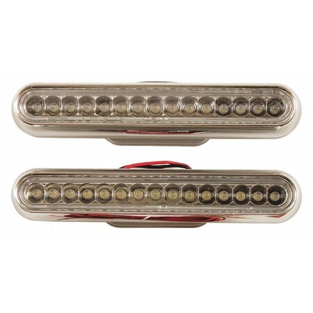 Blazer International Axxent LED Rectangular Lights Kit, White AX4040K