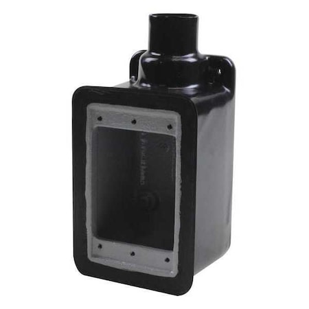 Calbond Electrical Box, FDC Box Type, 1 Gang, PVC PV0700FDC2