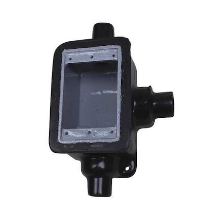Calbond Electrical Box, FDCT Box Type, 1 Gang, PVC PV0700FDCT2
