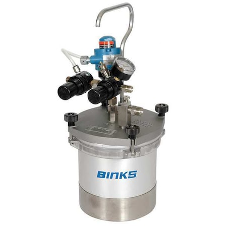 Binks Pressure Spray Gun Cup, 2 qt. 80-651