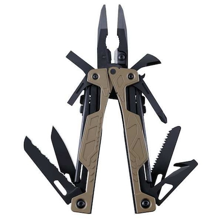 Leatherman Multi-Tool, Tan, 16 Tools 831636