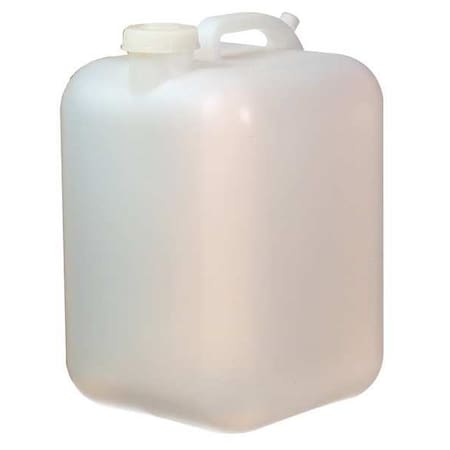 Zoro Select Carboy, 18.9 L Capacity - mL, 5 gal Capacity - oz, Screw On Closure, HDPE, Integral Shoulder Handle PLA-03326