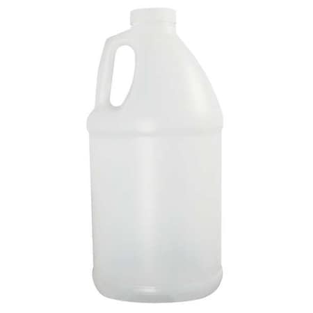 Zoro Select Jug, 1.92 L Capacity - mL, 64 fl oz Capacity - oz, Screw On Closure, HDPE, Blow Molded Handle PLC-03504