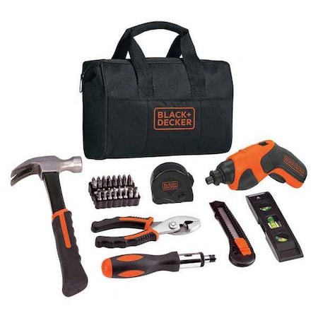 Black & Decker 4V MAX* Lithium Screwdriver and 42 pc Project Kit BDCS20PK