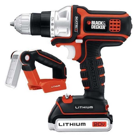Black & Decker MATRIX(TM) 20V MAX* Lithium Ion Drill/Driver +