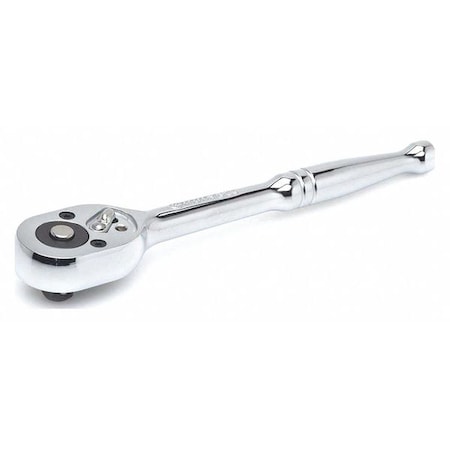 Crescent 1/4" Drive 72 Geared Teeth Release Ratchet, 1/4in., Polished Handle, Chrome plated CRW0N