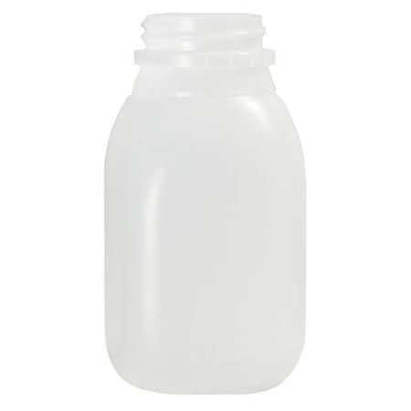 Zoro Select Jug, 240 mL Capacity - mL, 8 fl oz Capacity - oz, Screw On Closure, HDPE, No Handle Handle, White PLA-06816