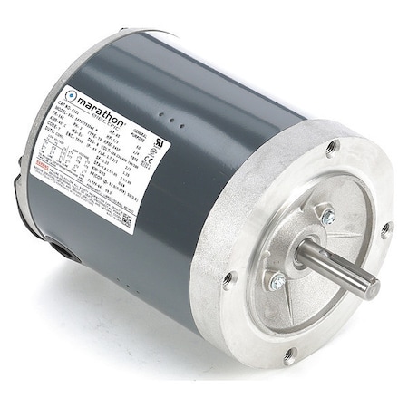 Marathon 3-Phase General Purpose Motor, 1/3 HP, 56C Frame, 208-230/460V AC Voltage, 3,450 Nameplate RPM 056T34T5306