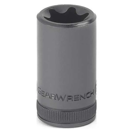 Gearwrench Torx Socket 3/8" Drive x E12, 1.240" Length, black oxide 80461