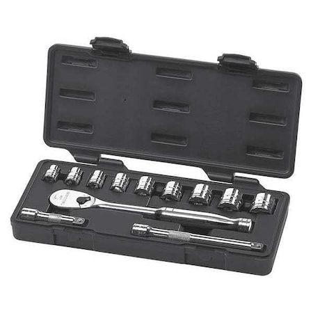 Gearwrench 12 Piece 3/8" Drive 6 Point Standard SAE Mechanics Tool Set 80556