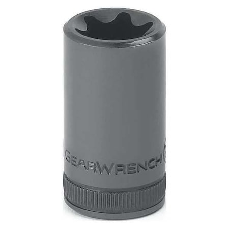 Gearwrench Torx Socket 1/2" Drive x E18, 1.500" Length, black oxide 80669D