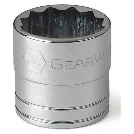 Gearwrench 1/2" Drive 12 Point Standard SAE Socket 1-3/16" 80793