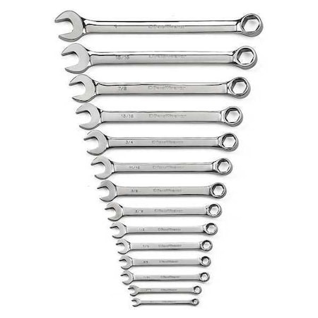 Gearwrench 14 Piece 6 Point Combination SAE Wrench Set 81924