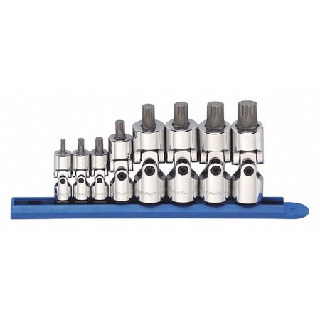 Gearwrench Metric Triple Square Bit Set, 8 Pc. 81070 | Zoro