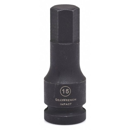 Gearwrench 1/2" Drive Hex Bit Impact Metric Socket 14mm 84631