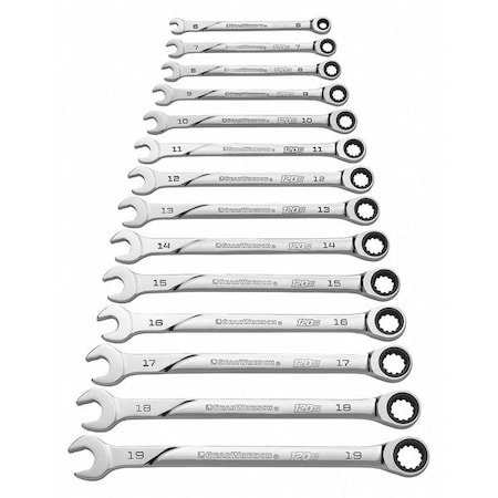 Gearwrench 14 Piece 120XP Universal Spline XL Ratcheting Combination Metric Wrench Set 86426