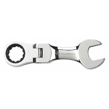 Gearwrench 19mm 12 Point Stubby Flex Head Ratcheting Combination Wrench 9560