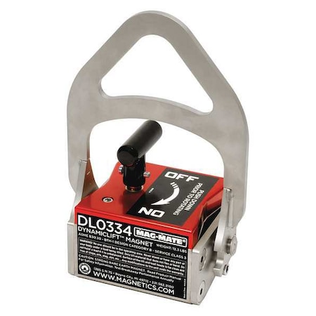 Mag-Mate Lifting Magnet, 9-1/4" H, 6-1/2" L DL0334