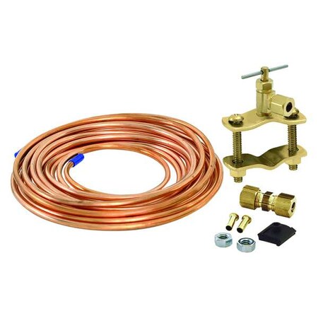 Zoro Select Water Connector, Copper, 200 psi, 180" L 48398