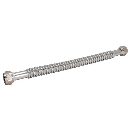 Zoro Select Water Connector, FIP Inlet, 125 psi, 12" L  437012