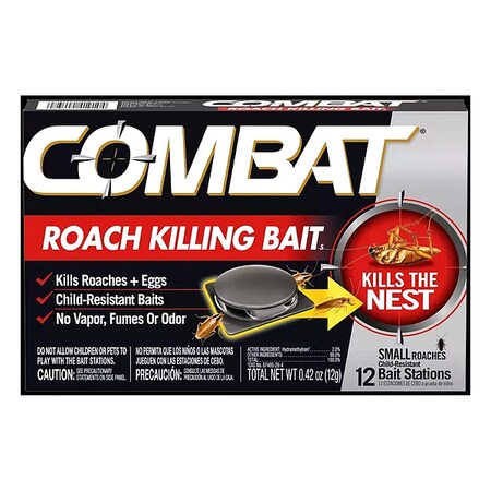 Combat Roach Kill Bait Max, 12 Count 41910