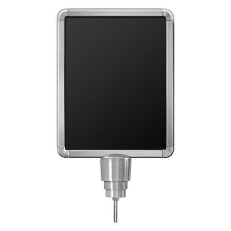 Lavi Industries Sign Frame, Satin Aluminum, 8-1/2" L, 11" H 50-1141DV/SA