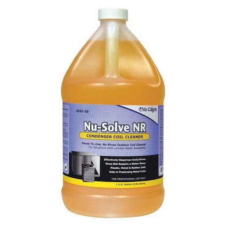 NU-CALGON Condenser Coil Cleaner, 1 gal., Orange 4295-08