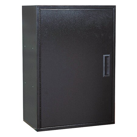 Craftline 22 ga Steel Wall Cabinet, Black PL-UC1R-M