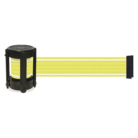 Tensabarrier Retractable Belt Cassette, Black, 7 1/2 ft Length, Unfinished CASSETTE-STD-Y5-NV-C