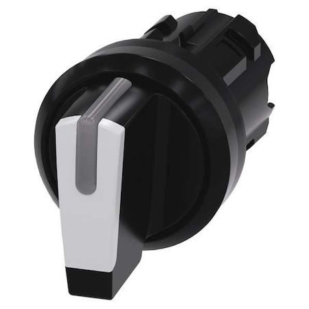 Siemens Selector Switch Operator, 22mm Sz, No Cam 3SU1002-2BM60-0AA0