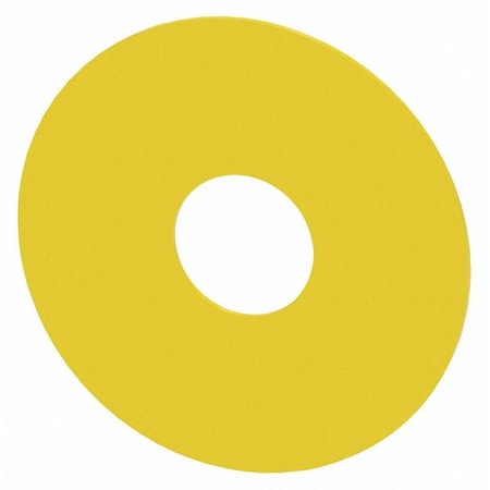 Siemens Legend Plate, Round, Plastic, 2.95" H 3SU1900-0BC31-0AA0