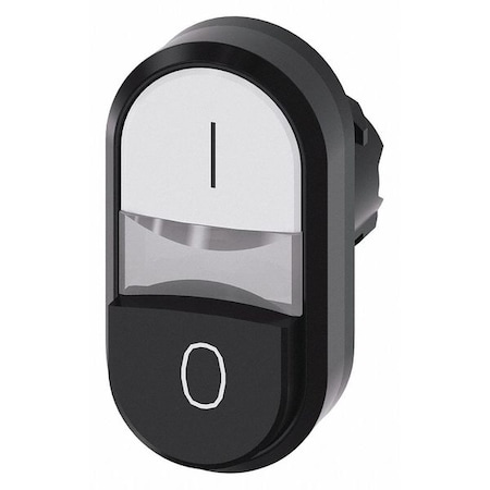 Siemens Push Button Operator, Extended; Flush, Momentary Action, Not Applicable Release, Non-Illuminated 3SU1000-3BB61-0AK0