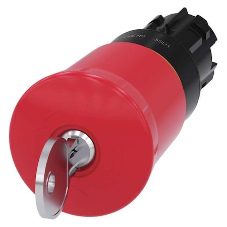 Siemens Illuminated Push Button Operator, 22 mm, Red 3SU1000-1HR20-0AA0