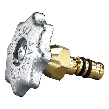 Yellow Jacket Valve Assembly, 5 1/2 in L, Black, Bronze 41143