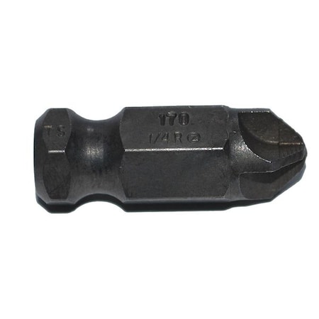 Zephyr Power Bit, Hex Shank, Single End, PK5 TS170-1/4R-5PK