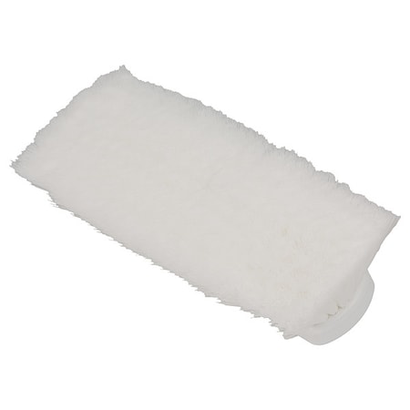 Sparta Flo-Thru wall/Eqpmt Brush, 10, White 41278EC02