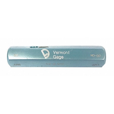 Vermont Gage Plug Gage Handle, No 1 Size, Aluminum 951410400