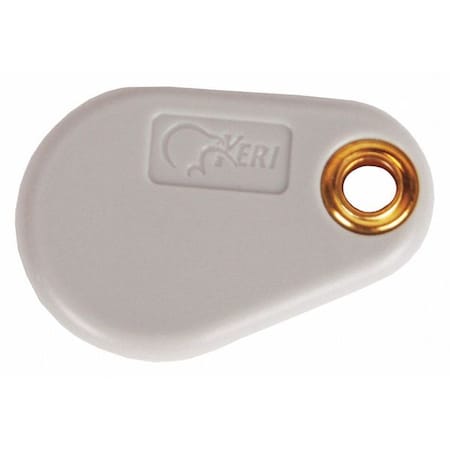 Keri Systems Proximity Key Fob, 1-1/2" H, PK10 PKT-10X-10