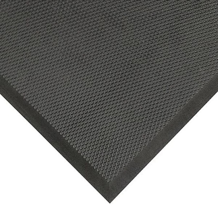 Notrax Antifatigue Mat, 2 ft. L x 3 ft. 3" W, 3/4" Thickness, Nitrile Blend Rubber Foam, Textured Top 425S2440BL