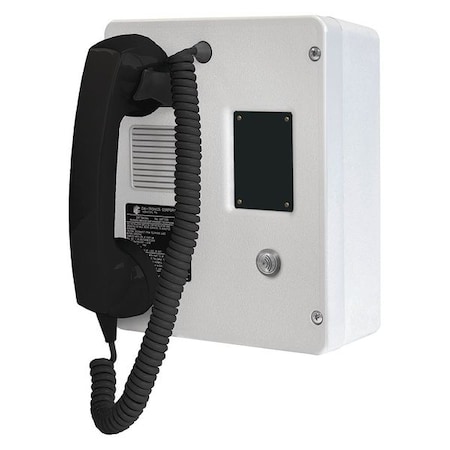 Gai-Tronics Telephone, VoIP/Ethernet, Gy, Surface Mount 247-710