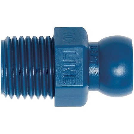 Loc-Line BSPT Connector, 1/4 In, PK4 41418