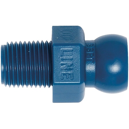 Loc-Line BSPT Connector, 1/8 In, PK4 41417