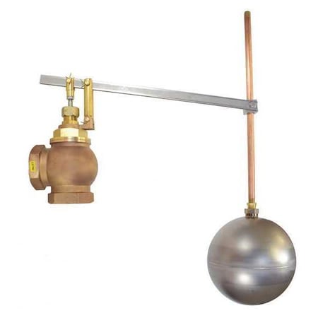 Zoro Select Float Valve, Bronze, FNPT Connection, 2" AHLB200-GR
